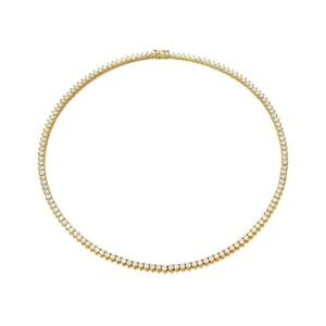 13 carat Diamond Moissanite Tennis Necklace